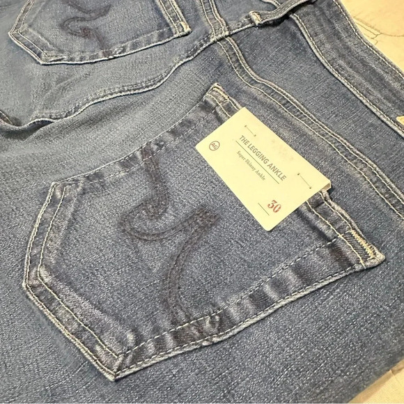 NWT AG Adriano Goldschied 30 The Legging Ankle Super Skinny Ankle Distressed - Picture 7 of 7